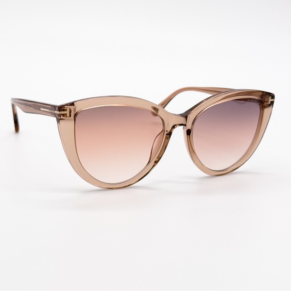 NEW TOM FORD ISABELLA-02 TF915 45G WOMEN SUNGLASSES FT0915/S LIGHT BROWN - Picture 4 of 10